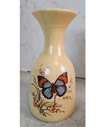 Vintage Pottery Craft Treasure Craft 10" Butterfly Vase - $15.99