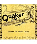 Quaker Oats Cereal By Train 1894 Advertisement Victorian Hot Cereal ADBN1d - $41.18 CAD