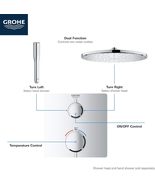 Grohe 34745000 Grohtherm Cube Shower Set with Tempesta 210 - Starlight C... - £513.52 GBP