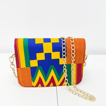 African Fashion Bag Ankara print High Quality Mini bag Traditional print Bag Cot - £27.54 GBP