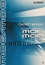 Yamaha MO6 &amp; MO8 Motif Synth Workstation Keyboard Original Owner&#39;s Manual Book. - £40.18 GBP