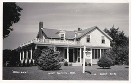 1956 Vintage RPPC West Famouth MA - Broadlawn Guest Hosue Building View  - £4.42 GBP