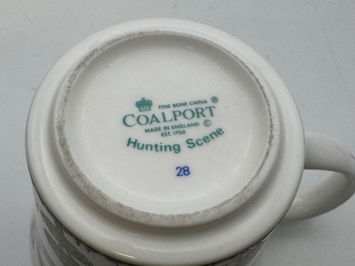Coalport Fine Bone China HUNTING SCENE Flared Mug Item image 5