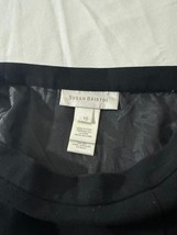 Susan Bristol Women’s Black Rear Zipper Pull-On SkirtK Size 10 image 3