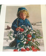 Vintage art print poster Mystery in the snow by Arthur Lidov for Heinz food - $45.04