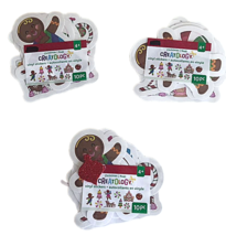 3-Packs Gingerbread Theme Creatology Vinyl Stickers 10 pc Variety Stickers - $244.37 MXN