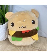 Cute &amp; Foodie Bear Burger Plush 8” Super Soft - £7.89 GBP