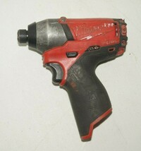 FOR PARTS NOT WORKING - Milwaukee 2453-20 12V  Cordless 1/4&#39;&#39; HEX IMPACT... - $34.83 CAD