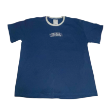 Vintage Nike Shirt Mens XL  Navy Blue Athletic Division 1971 Made In USA - $15.99