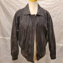 Gino di Giorgio Men&#39;s Black Leather Jacket, Size S - £19.73 GBP