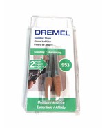 2-Pack Dremel 953 Aluminium Oxide Grinding Stone - £11.93 GBP
