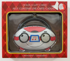 American Greetings Gift Card Holder Christmas Ornament Radio BoomBox - £11.01 GBP