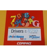 Compaq IJ750 Printer Software, User&#39;s Guide, Quick Start- PC Windows- Pr... - $7.90