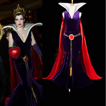 Custom-made Snow White Evil Queen Dress Costume Cosplay Party Cosplay Co... - £92.80 GBP