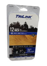 Trilink Saw Chain S44 44 Drive Links  2 CHAIN PACK New Chainsaw Stihl Po... - $11.18
