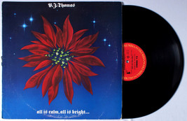 B.J. Thomas - All is Calm, is Bright (1985) • Vinyl LP; BJ Christmas Holiday - £12.47 GBP