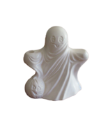 CHIPPY Vintage 1985 Ghost Ceramic Figurine Taiwan JackOLantern Candle Ho... - €8,06 EUR