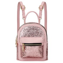 SEALINF Women Girl Bling Mini Backpack Convertible Shoulder Cross Bags Purse (p - £31.24 GBP