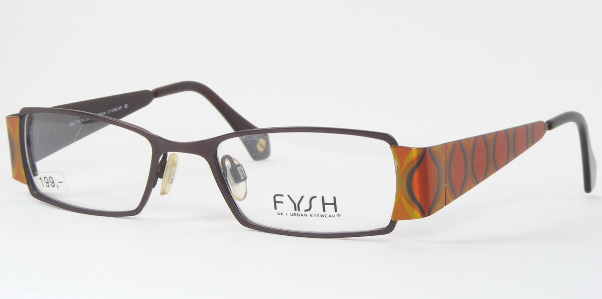 FYSH UK I URBAN EYEWEAR 3417 420 Brown /Multicolor EYEGLASSES 49-18-135 ... - $76.44