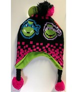 Teenage Mutant Ninja Turtles GIRL&#39;S Pixel Beanie Knit Hat - NEW - Holida... - £7.81 GBP