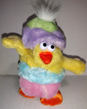 Dan Dee Collectors Choice Easter Dancing Chicken Plush Walking And Singing Works - $13.30