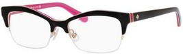 Kate Spade NY Eyeglasses LYSSA 0W52 49mm Black Floures Pink / Demo Lens - $79.95