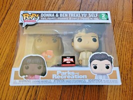 Funko Pop! Parks and Rec Donna &amp; Ben Treat Yo&#39; Self TargetCon Limited Edition - £31.44 GBP