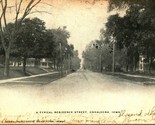 A Typical Residence Street View Oskaloosa Iowa IA 1906 UDB Postcard - $14.80