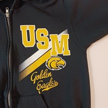 Champion USM GOLDEN EAGLES Men's Black Cotton Blend Full Zip Jacket Size XS image 7
