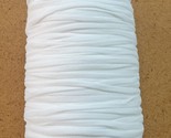 144 yard Roll - 1/4&quot; White Soft Stretch Elastic Full Roll - White (M542.27) - $29.97