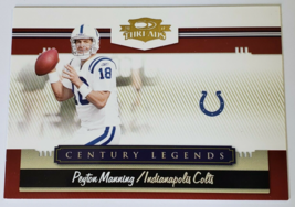 2007 Peyton Manning Donruss Playoff Threads Legends Nfl Football Card # CL-3 - £3.98 GBP