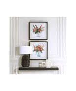 212 Main 41619 31.25 x 31.25 x 6.75 in. Fresh Flowers Watercolor Prints ... - $447.95