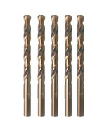 Cobalt Drill Bit 3/8&quot; Twist Drill Bits, M35 High Speed Steel, Pack Of 5 Pcs - $736.83 MXN