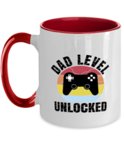 Dad Mugs Dad Level Unlocked Red-2T-Mug  - £14.10 GBP