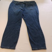 Wonderly Women’s 18 W High-Rise Pull-On Skinny Crop Jeans Jeggings Stretch Blue image 11