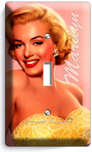 Marilyn Monroe Golden Dress 1GANG Light Switch Wall Plate Retro Vintage Hd Decor - £9.58 GBP