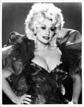 Dolly Parton classic 1980&#39;s busty pose in sequined dress 8x10 inch photo - £11.82 GBP