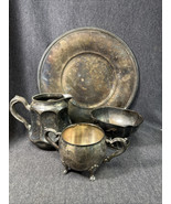 Silver plate Lot Of 3 Vintage Various Silverplate Castleton Poole - £8.15 GBP
