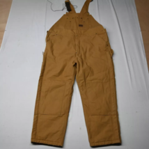 Big Smith 2XL 46 48 30&quot; Inseam Insulated Bib Overalls Brown Duck Canvas ... - $49.99