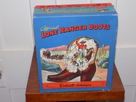 Vintage Official Lone Ranger Boots Endicott Johnson Box ONLY! - $84.15