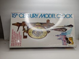 15th Century Clock 1960&#39;s Lindberg Model Kit #339  Box Size  19x10&quot;  NOS - £47.89 GBP