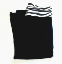 Jumping Beans Black Stretch Pants Zebra Print Waist Little Girl&#39;s Size 2T - $9.31