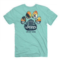 Jeep Canine Off Road Front and Back Print T-Shirt Green - £29.52 GBP+