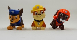 Paw Patrol Action Figures Marshall Rubble Zuma Chase Spin Master Lot of 3 - £7.89 GBP