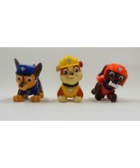 Paw Patrol Action Figures Marshall Rubble Zuma Chase Spin Master Lot of 3 - £7.83 GBP