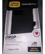 Genuine Otterbox Defender Pro Case W/Clip For iPhone 12 Mini 5.4&quot; Black New - $24.99