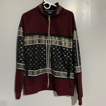 Switch Remarkable Mens sweater Gold Black Maroon Size XL - $408.21 MXN