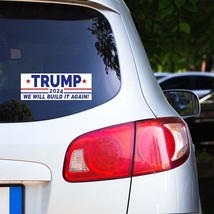 10 Pack 3.37&quot;x 9&quot; Trump Build It Again Sticker Decal Gift Maga Trump BS0069 - £10.64 GBP