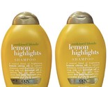 Ogx Sunkissed Blonde Lemon Highlights Shampoo 13 Oz Discontinued Lot of ... - £46.53 GBP