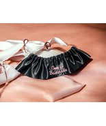 Open for Business Custom Embroidered Wedding Garter Keepsake Sexy Naughty - $19.00
